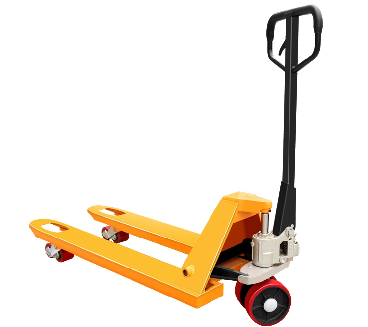 Double Pressure Relief Hand Pallet Truck 2500kg Manual Hydraulic Pallet Jack