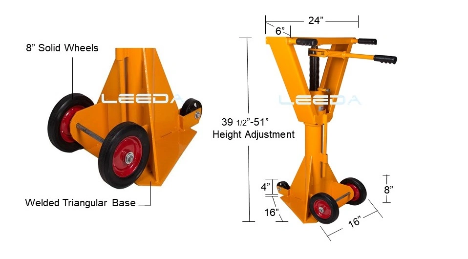 Ratchet Beam Trailer Stabilizing Jack Stand