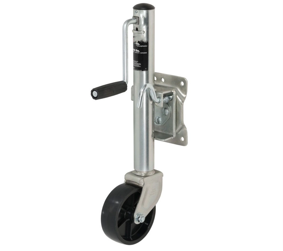 Trailer Jack with 6" Wheel (1, 200 LBS, 10" TRAVEL)