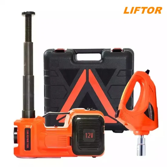 Liftor 2ton 3ton 5ton 10ton 12V Tornillo mecánico Hidráulico Botella Gato Eléctrico Portátil Coche Piso Aire Gato Soporte Proveedor de herramientas de mano para reemplazo de neumáticos